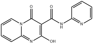 2-羟基-4-氧代-N-(吡啶-2-基)-4H-吡啶并[1,2-A]嘧啶-3-甲酰胺 结构式