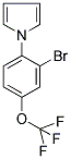 1-[2-BROMO-4-(TRIFLUOROMETHOXY)PHENYL]-1H-PYRROLE 结构式