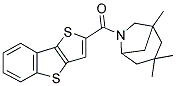 1,3,3-TRIMETHYL-6-(THIENO[3,2-B][1]BENZOTHIEN-2-YLCARBONYL)-6-AZABICYCLO[3.2.1]OCTANE 结构式