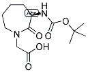 (R)-3-(BOC-AMINO)-2-OXO-1-AZEPINE-ACETIC ACID 结构式