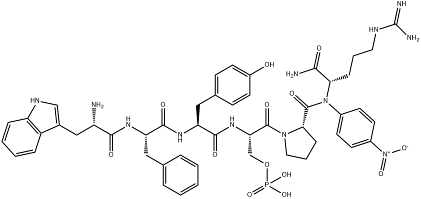 H-TRP-PHE-TYR-SER(PO3H2)-PRO-ARG-PNA