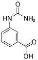 3-[(AMINOCARBONYL)AMINO]BENZOIC ACID 结构式