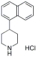 4-(1-萘基)哌啶盐酸盐 结构式