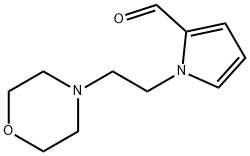 1-(2-吗啉乙基)-1H-吡咯-2-甲醛 结构式