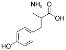 2-AMINOMETHYL-3-(4-HYDROXY-PHENYL)-PROPIONIC ACID 结构式