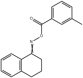 1-([(3-METHYLBENZOYL)OXY]IMINO)-1,2,3,4-TETRAHYDRONAPHTHALENE 结构式