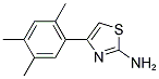 4-(2,4,5-TRIMETHYL-PHENYL)-THIAZOL-2-YLAMINE 结构式