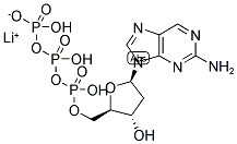 2-AMINOPURINE-2'-DEOXYRIBOSIDE-5'-TRIPHOSPHATE LITHIUM SALT 结构式