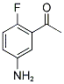 1-(5-AMINO-2-FLUOROPHENYL)ETHAN-1-ONE 结构式