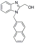 [1-(2-NAPHTHYLMETHYL)-1H-BENZIMIDAZOL-2-YL]METHANOL 结构式