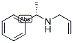 (S)-(-)-N-Allyl-alpha-methylbenzylamine 结构式
