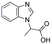 2-(1H-Benzimidazol-1-yl)propanoic acid 结构式