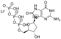 8-OXO-2'-DEOXYGUANOSINE-5'-TRIPHOSPHATE LITHIUM SALT 结构式
