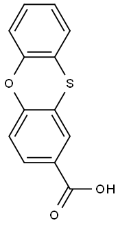 PHENOXATHIIN-2-CARBOXYLIC ACID 结构式