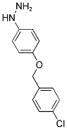 [4-(4-CHLORO-BENZYLOXY)-PHENYL]-HYDRAZINE 结构式