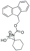 N-FMOC-AMINOCYCLOHEXANE CARBOXYLIC ACID 1-, [CARBOXYL-14C] 结构式