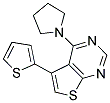 4-PYRROLIDIN-1-YL-5-THIEN-2-YLTHIENO[2,3-D]PYRIMIDINE 结构式
