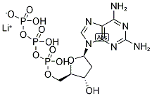 2-AMINO-2'-DEOXYADENOSINE-5'-TRIPHOSPHATE LITHIUM SALT 结构式