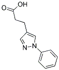 3-(1-PHENYL-1H-PYRAZOL-4-YL)PROPANOIC ACID 结构式