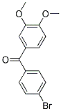 4-BROMO-3',4'-DIMETHOXYBENZOPHENONE 结构式