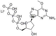 O6-METHYL-2'-DEOXYGUANOSINE-5'-TRIPHOSPHATE LITHIUM SALT 结构式