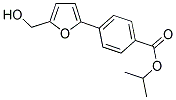 4-(5-HYDROXYMETHYL-FURAN-2-YL)-BENZOIC ACID ISOPROPYL ESTER 结构式