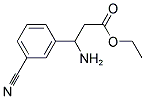 3-AMINO-3-(3-CYANO-PHENYL)-PROPIONIC ACID ETHYL ESTER 结构式