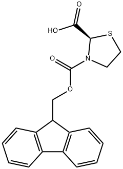 FMOC-(R)-THIAZOLIDINE-2-CARBOXYLIC ACID 结构式