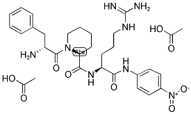 H-D-PHE-HOMOPRO-ARG-PNA · 2 ACETATE 结构式