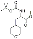 2-TERT-BUTOXYCARBONYLAMINO-3-(TETRAHYDRO-PYRAN-4-YL)-PROPIONIC ACID METHYL ESTER 结构式