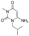4-Amino-3-isobutyl-1-methylpyrimidine-2,6-dione 结构式