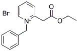 1-BENZYL-2-(2-ETHOXY-2-OXOETHYL)PYRIDINIUM BROMIDE 结构式