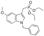 DIETHYL[(5-METHOXY-1-BENZYL-INDOL-3-YL)METHYL] PHOSPHONATE 结构式