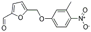 5-[(3-甲基-4-硝基苯氧基)甲基]呋喃-2-甲醛 结构式