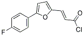 (2E)-3-[5-(4-Fluorophenyl)-2-furyl]prop-2-enoyl chloride 结构式