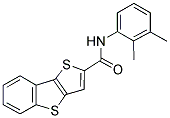 N-(2,3-DIMETHYLPHENYL)THIENO[3,2-B][1]BENZOTHIOPHENE-2-CARBOXAMIDE 结构式