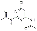 N-[2-(ACETYLAMINO)-6-CHLOROPYRIMIDIN-4-YL]ACETAMIDE 结构式