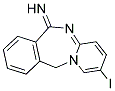 2-IODO-11H-BENZO[E]PYRIDO[1,2-A][1,3]DIAZEPIN-6-YLIDENEAMINE 结构式