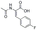 P-FLUORO-A-ACETAMIDOCINNAMIC ACID 结构式