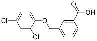 3-[(2,4-二氯苯氧基)甲基]苯甲酸 结构式