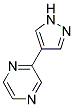 2-(1H-PYRAZOL-4-YL)PYRAZINE 结构式