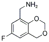 (6-FLUORO-4H-1,3-BENZODIOXIN-8-YL)METHYLAMINE 结构式