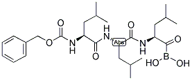 Z-LEU-LEU-LEU-B(OH)2 (MG262) 结构式
