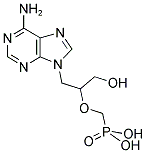 9-(3-HYDROXY-2-PHOSPHONYL-METHOXYPROPYL)-ADENINE 结构式
