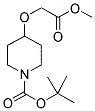 4-METHOXYCARBONYLMETHOXY-PIPERIDINE-1-CARBOXYLIC ACID TERT-BUTYL ESTER 结构式