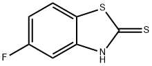 5-氟-2-巯基苯并噻唑 结构式