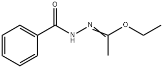 ETHYL N-BENZOYLETHANEHYDRAZONOATE 结构式