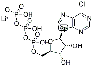 6-CHLOROPURINERIBOSIDE-5'-TRIPHOSPHATE LITHIUM SALT 结构式