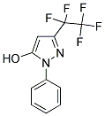 5-PENTAFLUOROETHYL-2-PHENYL-2H-PYRAZOL-3-OL 结构式