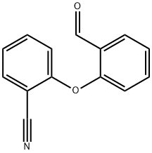 2-(2-甲酰基苯氧基)苯甲腈 结构式